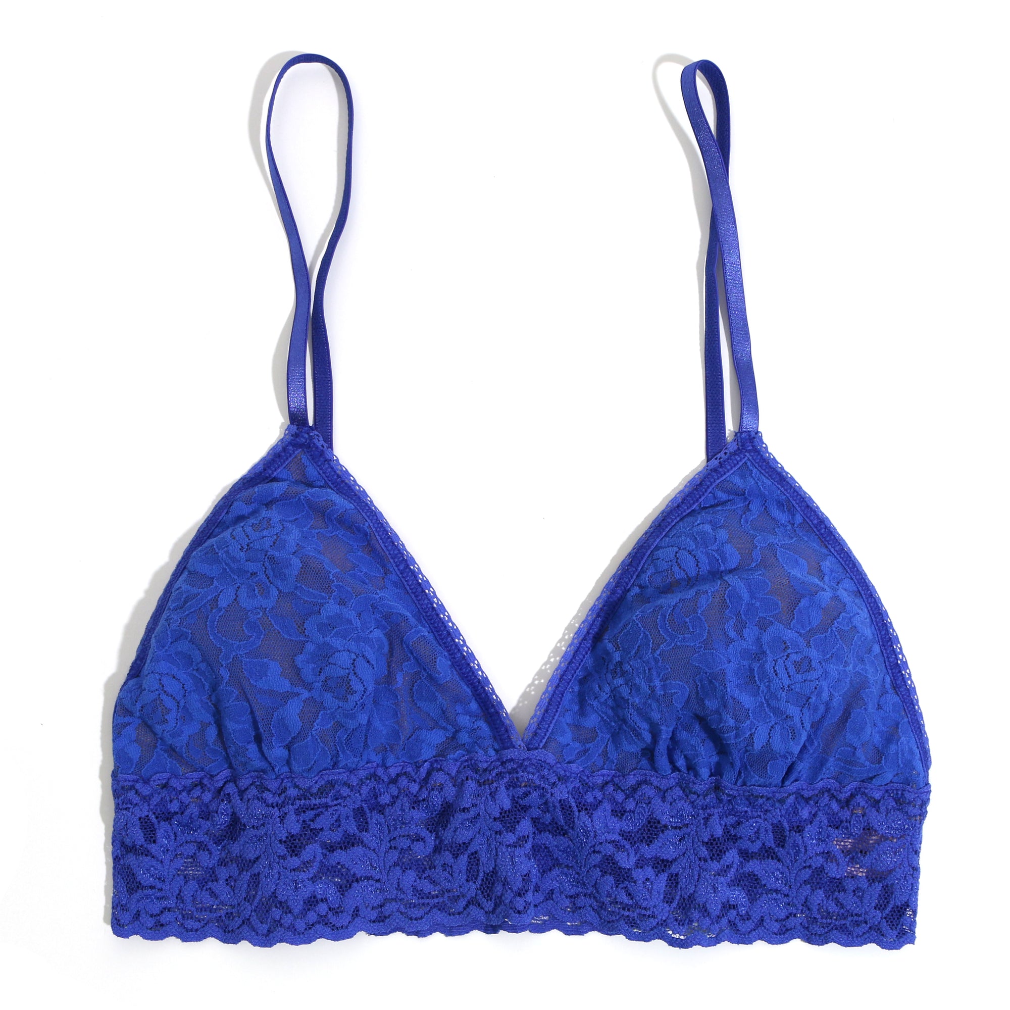 Signature Lace Padded Bralette | Blue Solace