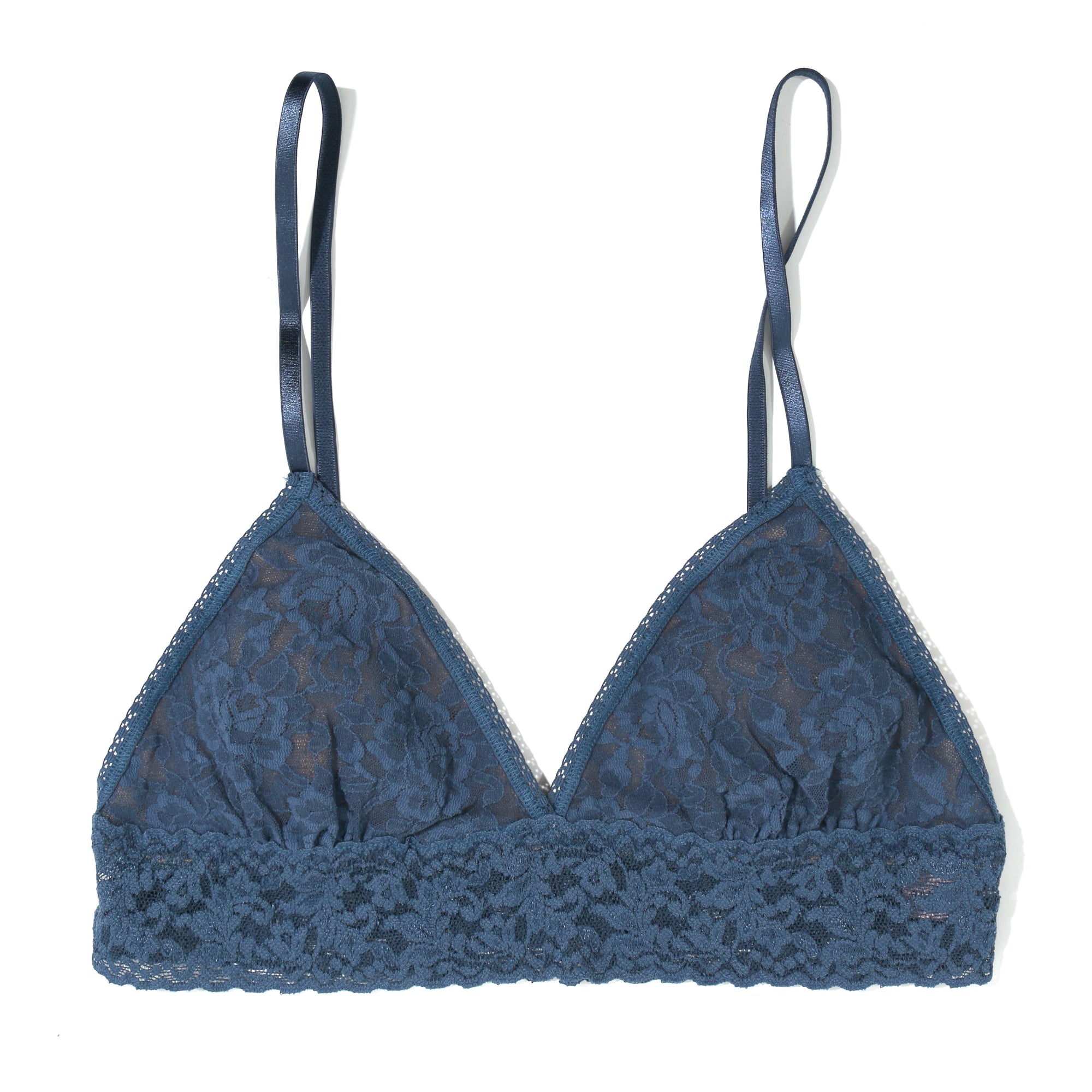 Signature Lace Padded Bralette | Deep Waters (Blue)