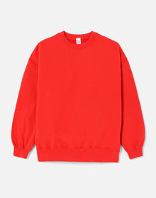 Hanes Oversized Crewneck Sweatshirt | Cherry