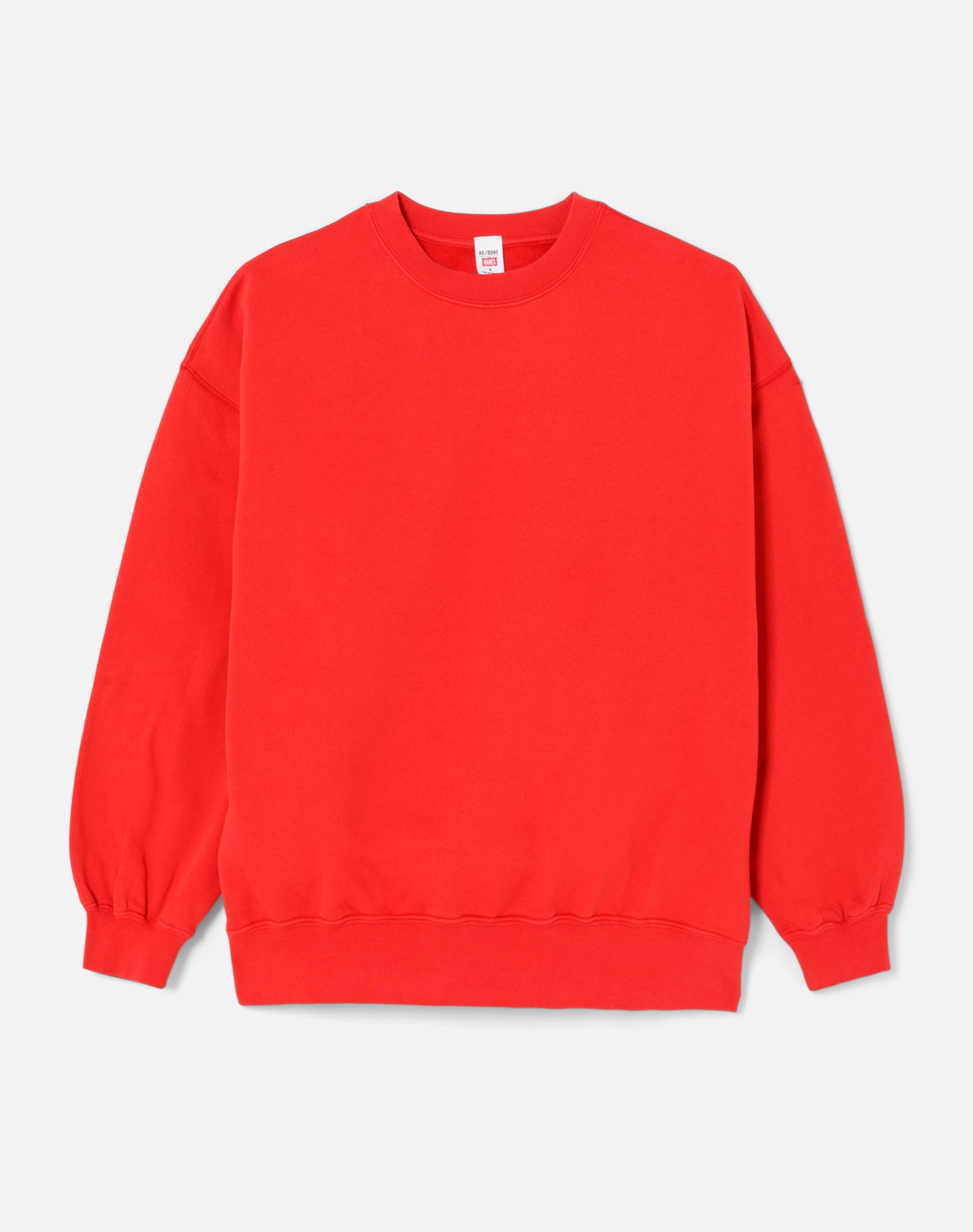 Hanes Oversized Crewneck Sweatshirt | Cherry