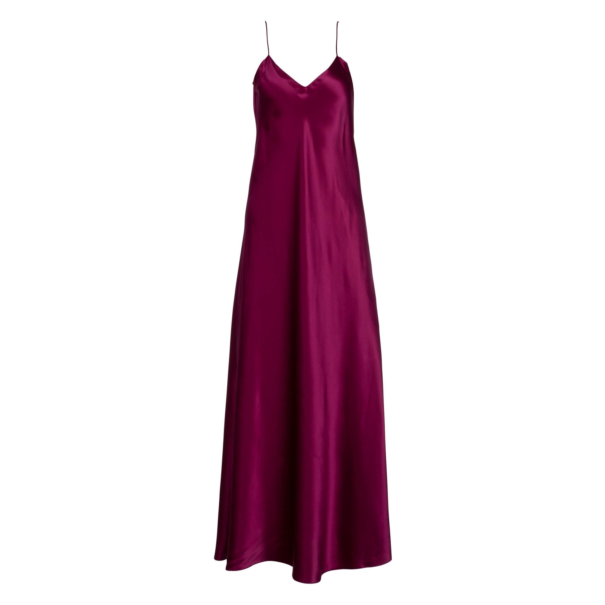 Maxi Slip Dress | Berry