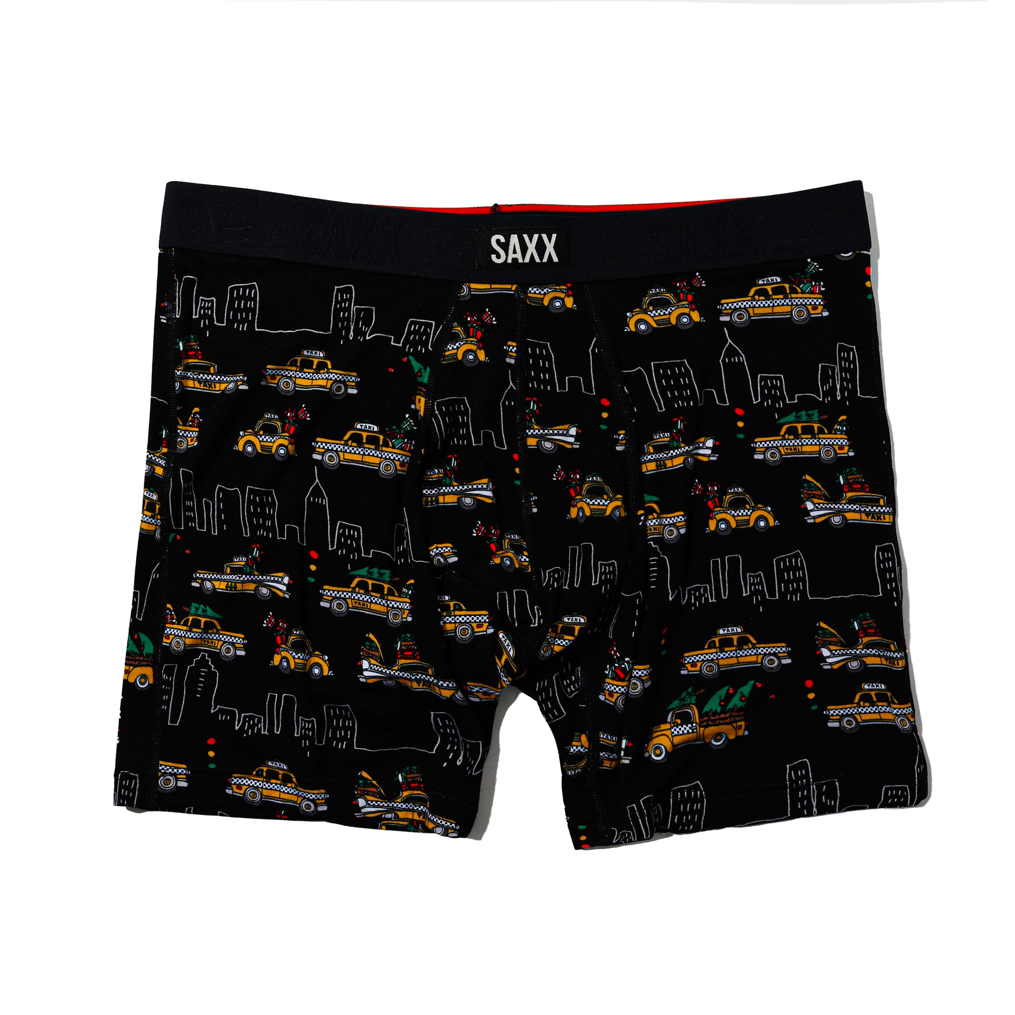 Sinature Lace Low Rise Thong & Saxx Boxer Brief | Hail The Holidays | Black