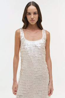Womens | Onyx Sequin Mini Dress | Sand