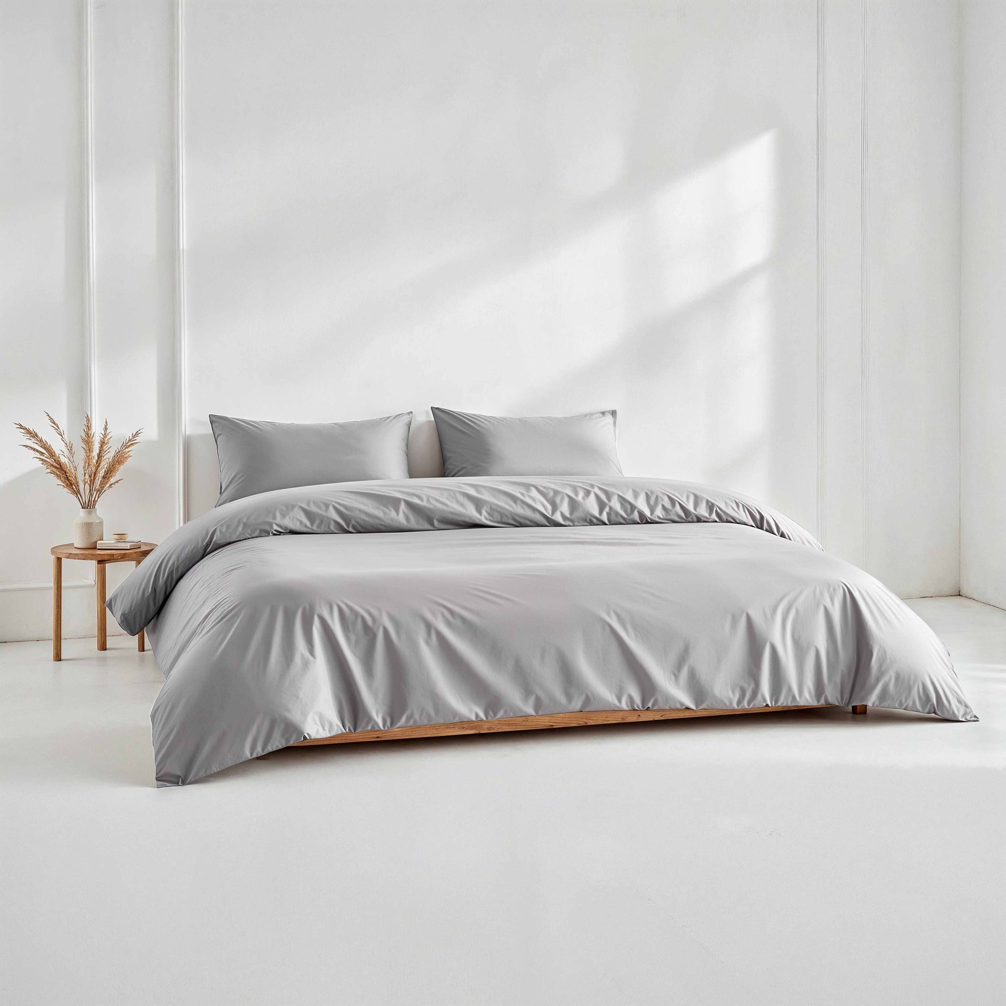 Luxe Australian Sateen Duvet Cover | Twin/Twin XL | Light Gray