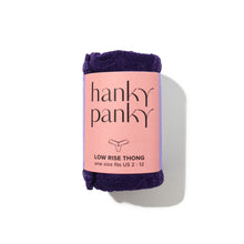 Signature Lace Low Rise Thong | Snow Day (Purple)