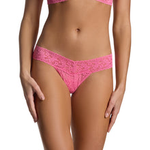 Signature Lace Low Rise Thong | Amused (Pink)
