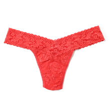 Signature Lace Low Rise Thong | Hibiscus Bloom (Pink)