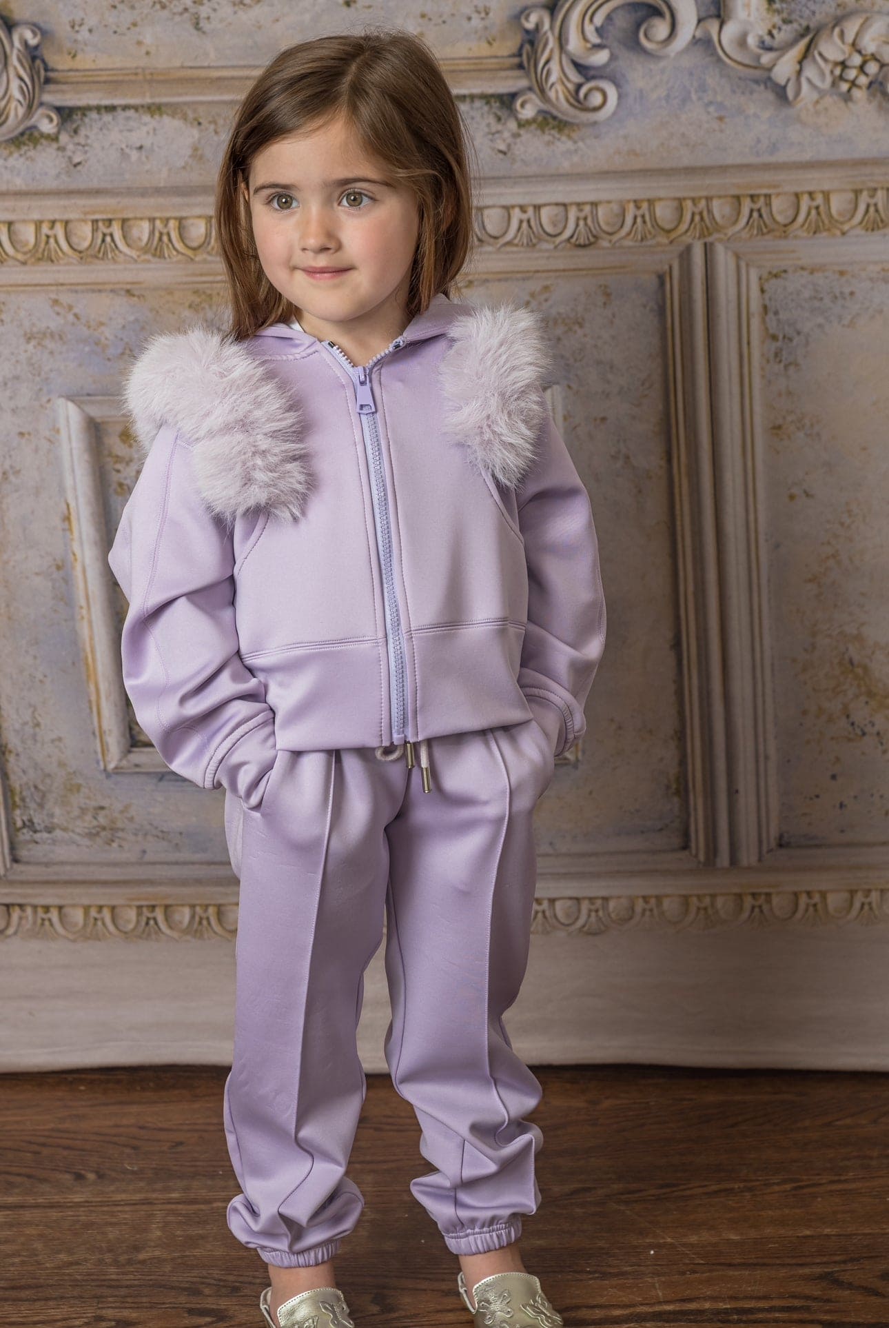 Girl | Girls' Track Suit | Lavender