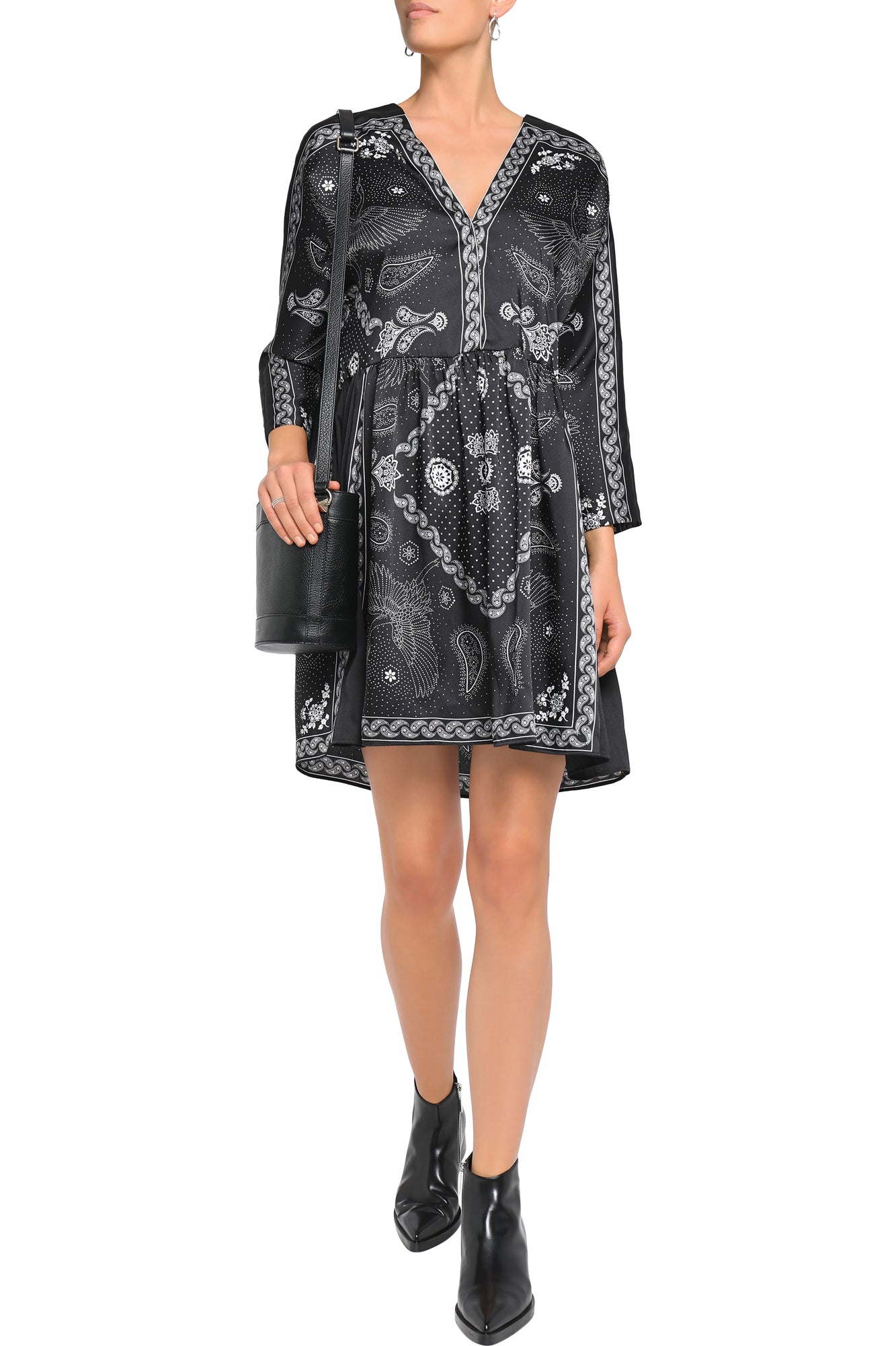 Women | Sandro | Mini Dress | Black