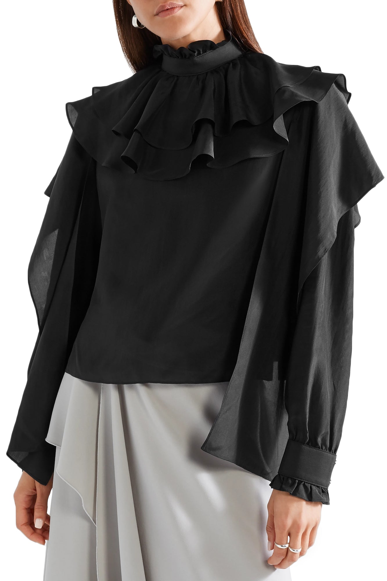 Women | Jw Anderson | Long Sleeved Top | Black