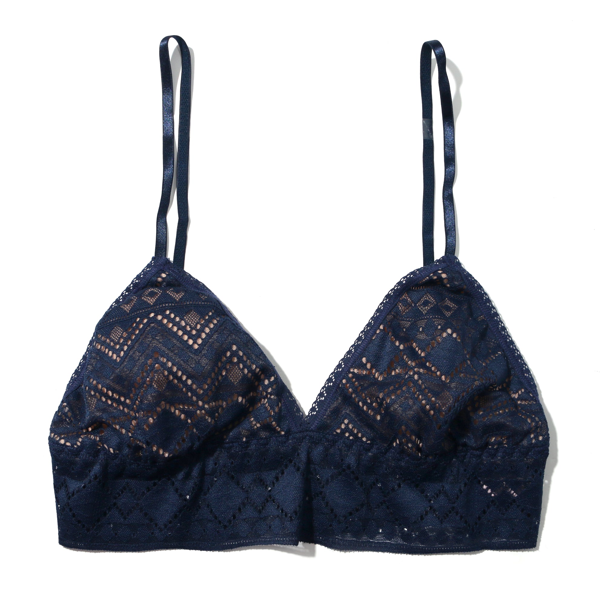 Gem Padded Bralette | Hummingbird Blue