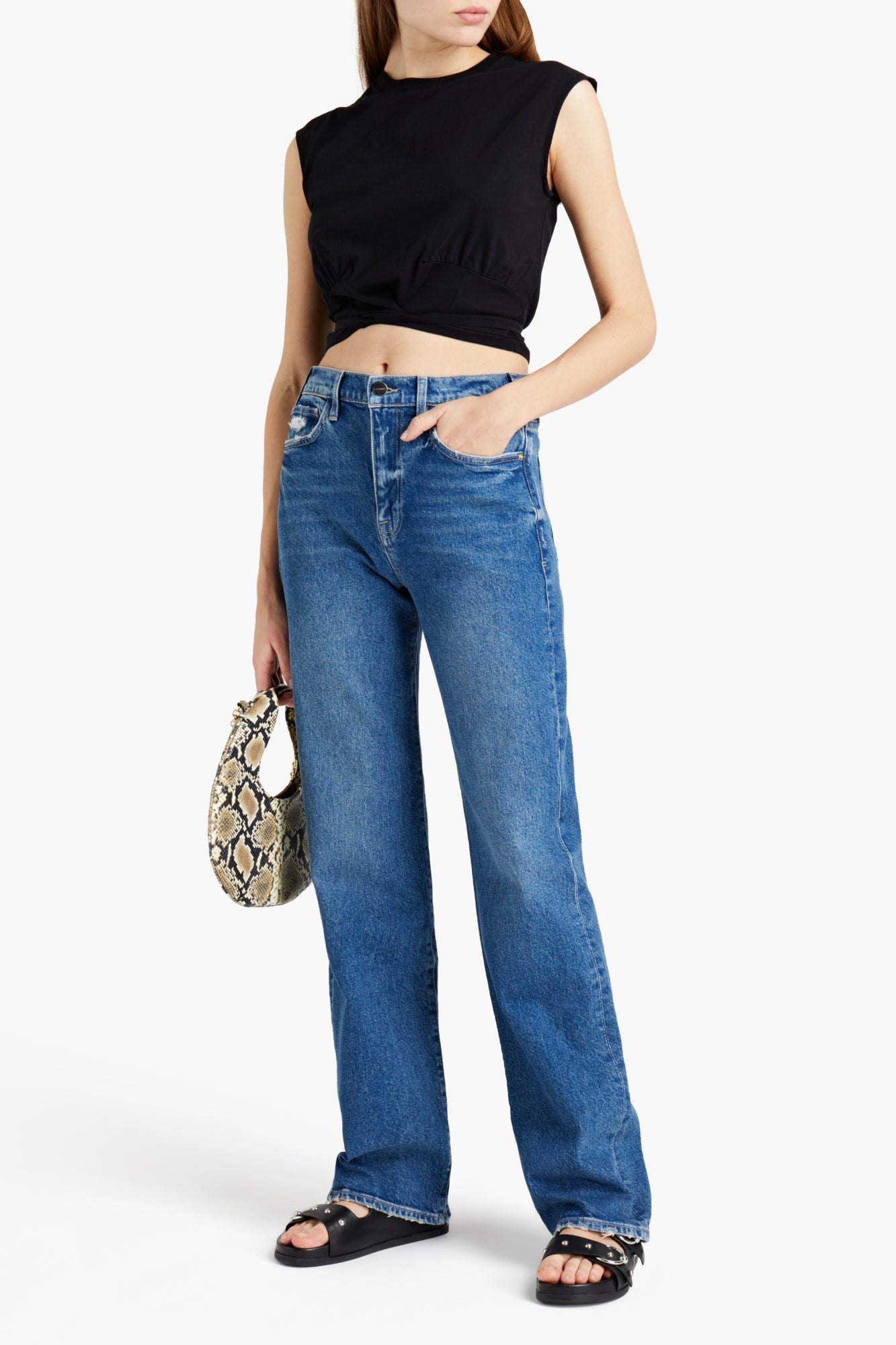 Women | Frame | Sleeveless Top | Black