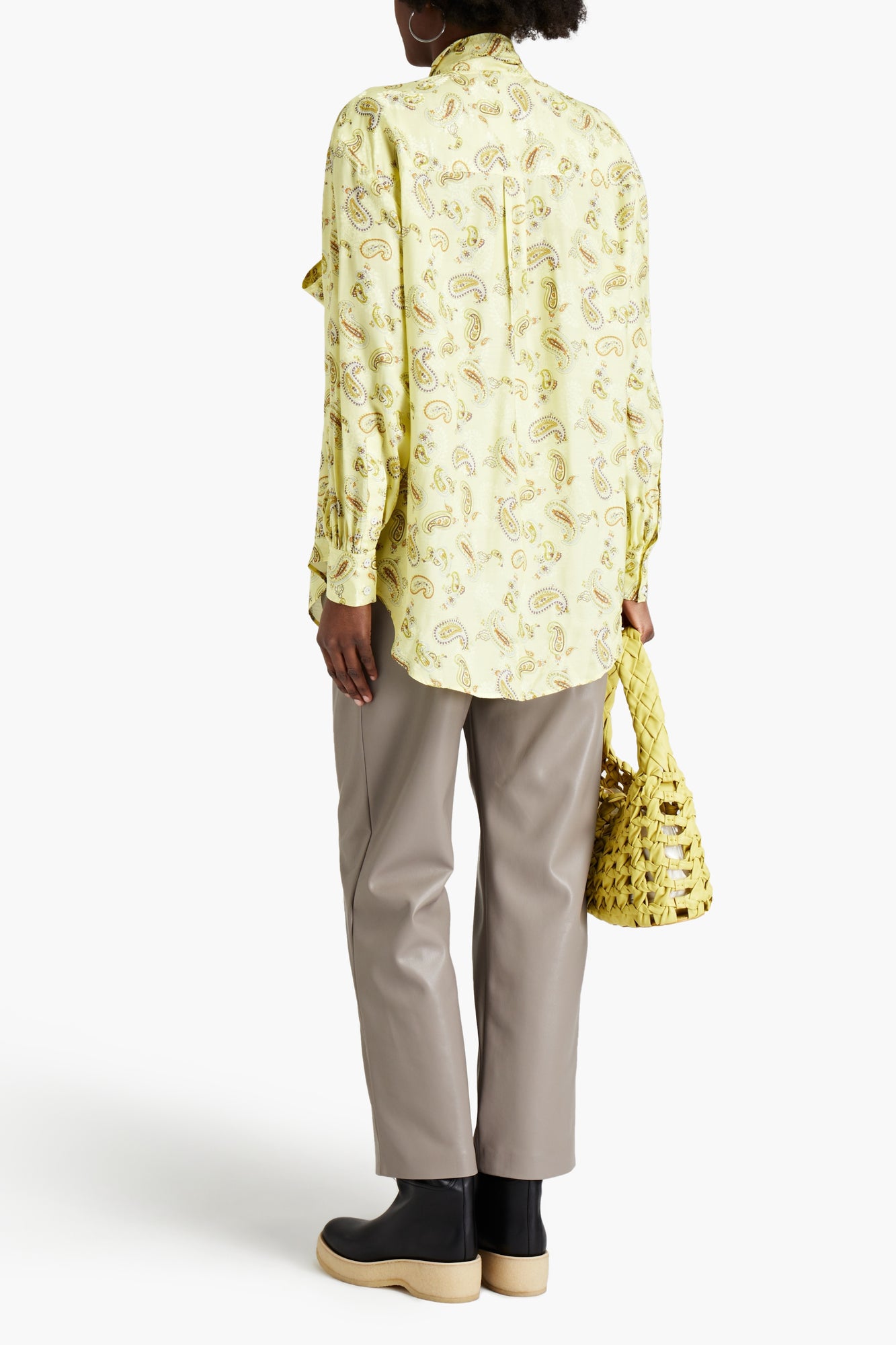 Women | Acne Studios | Long Sleeved Top | Pastel Yellow