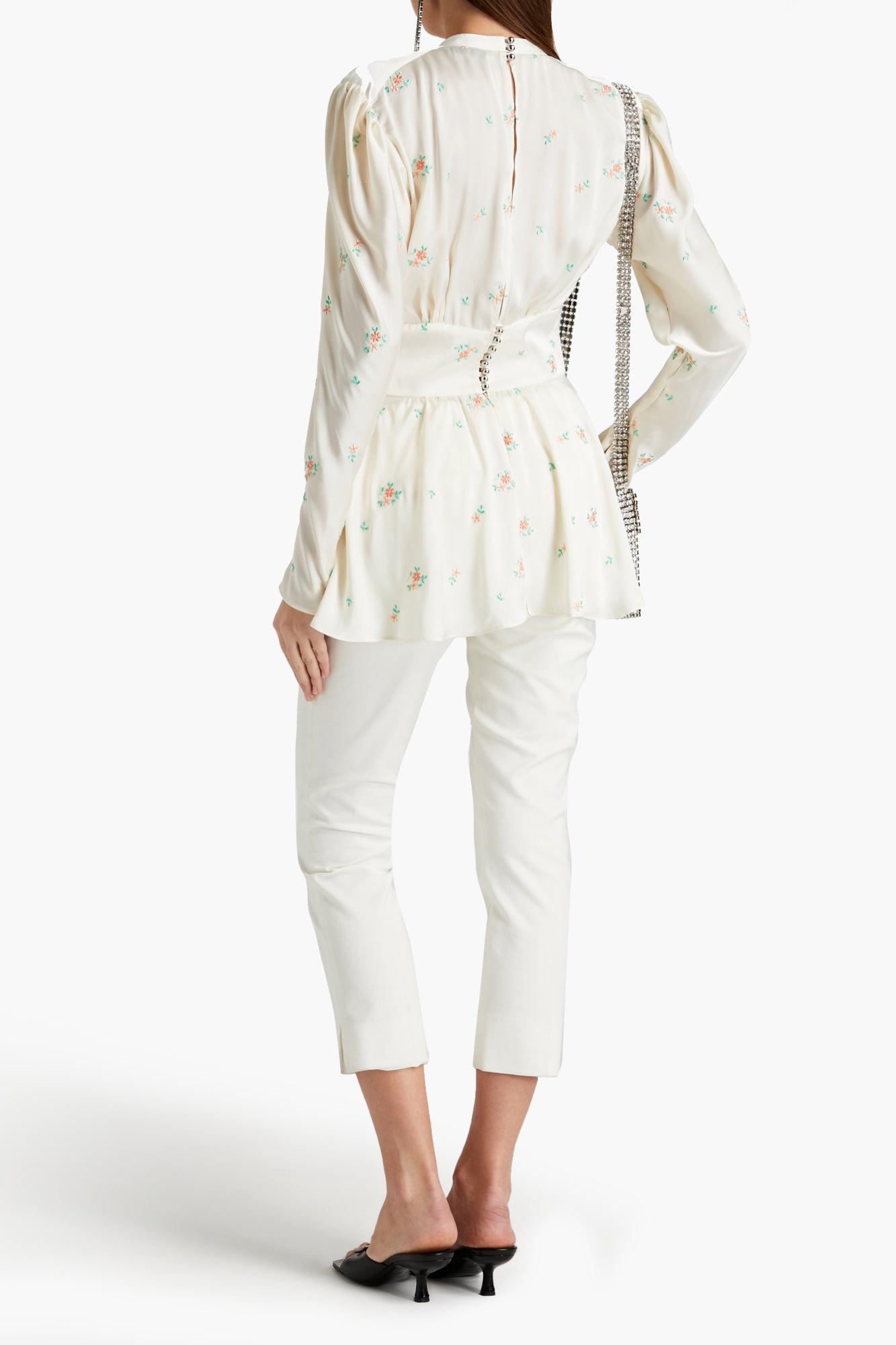 Women | Rabanne | Long Sleeved Top | Cream