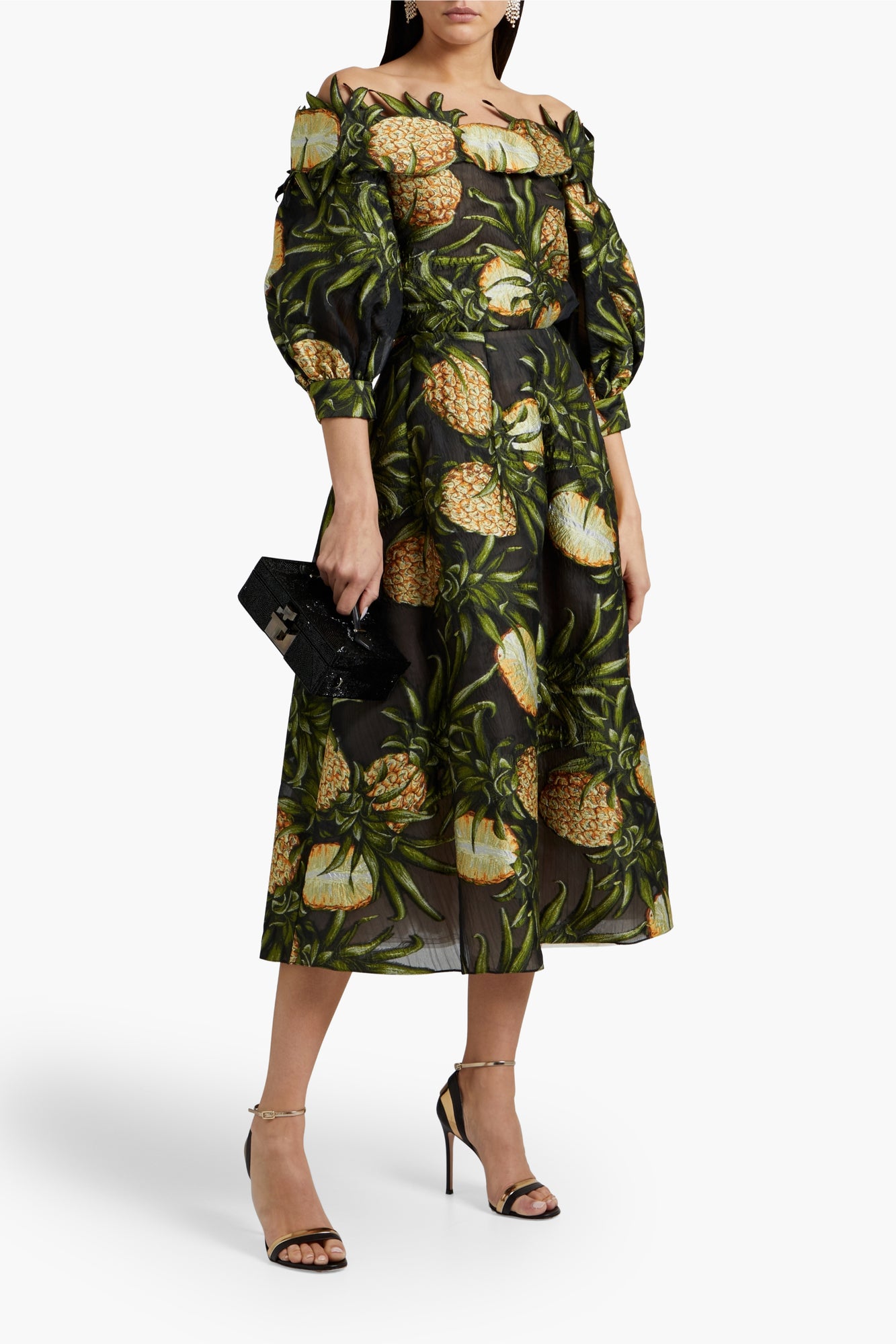 Women | Oscar De La Renta | Off the Shoulder Top | Black