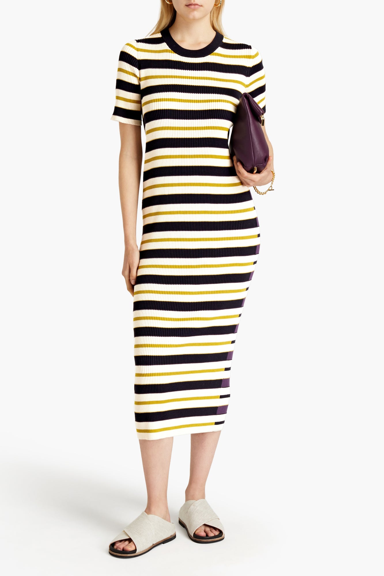 Women | Ps Paul Smith | Midi Dress | Ecru