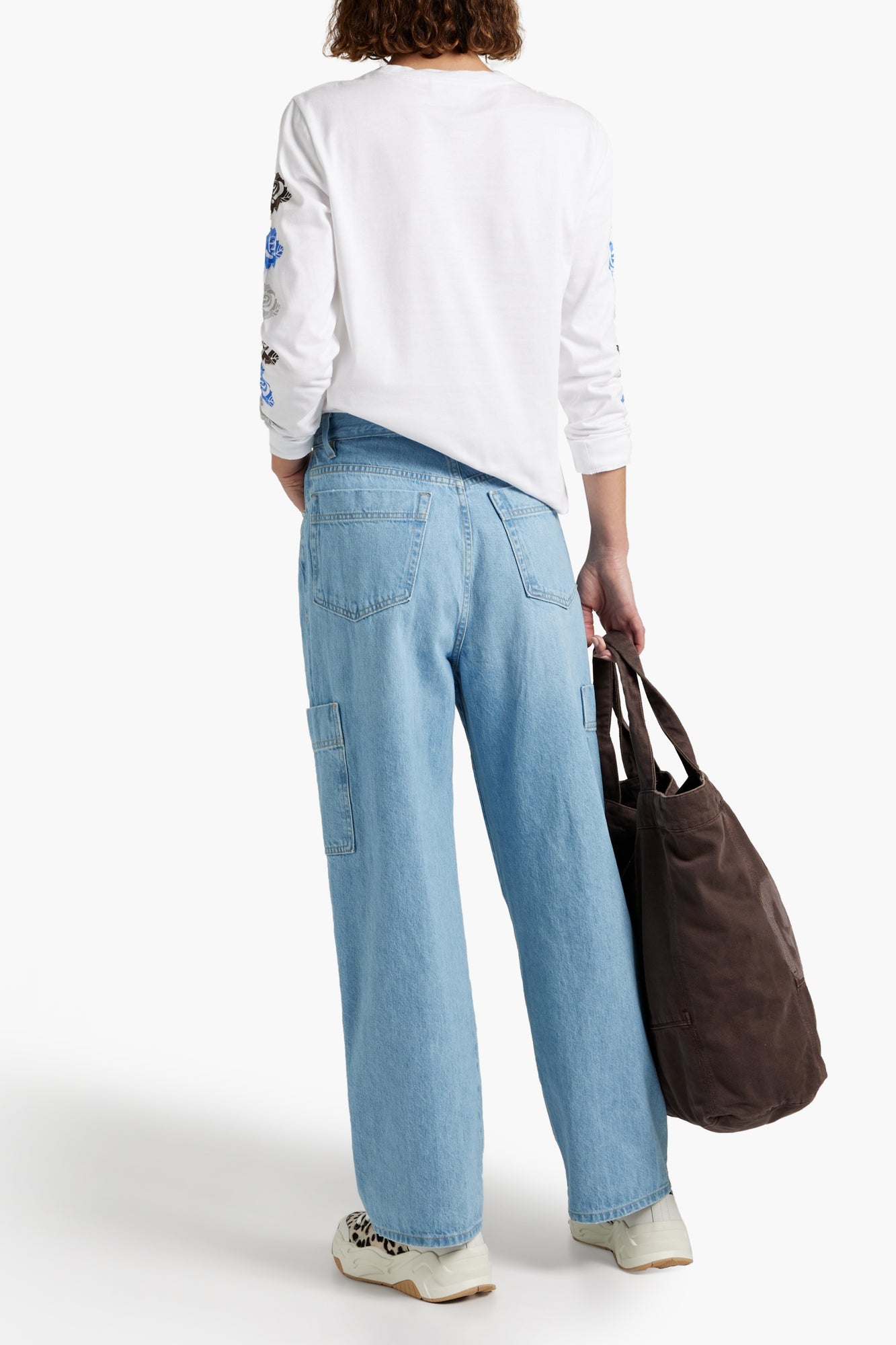 Women | Ganni | Long Sleeved Top | White