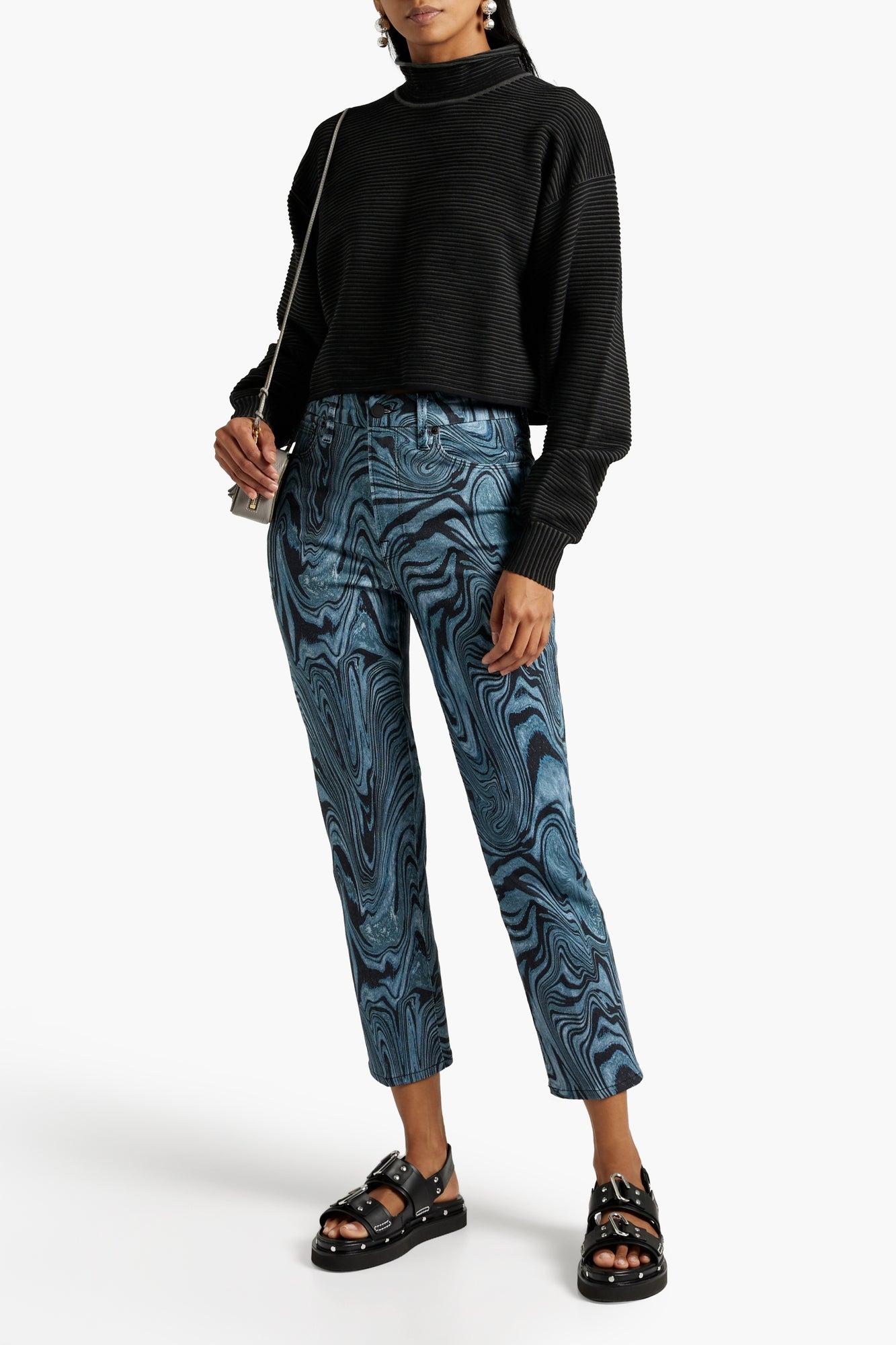 Women | Good American | Long Sleeved Top | Black
