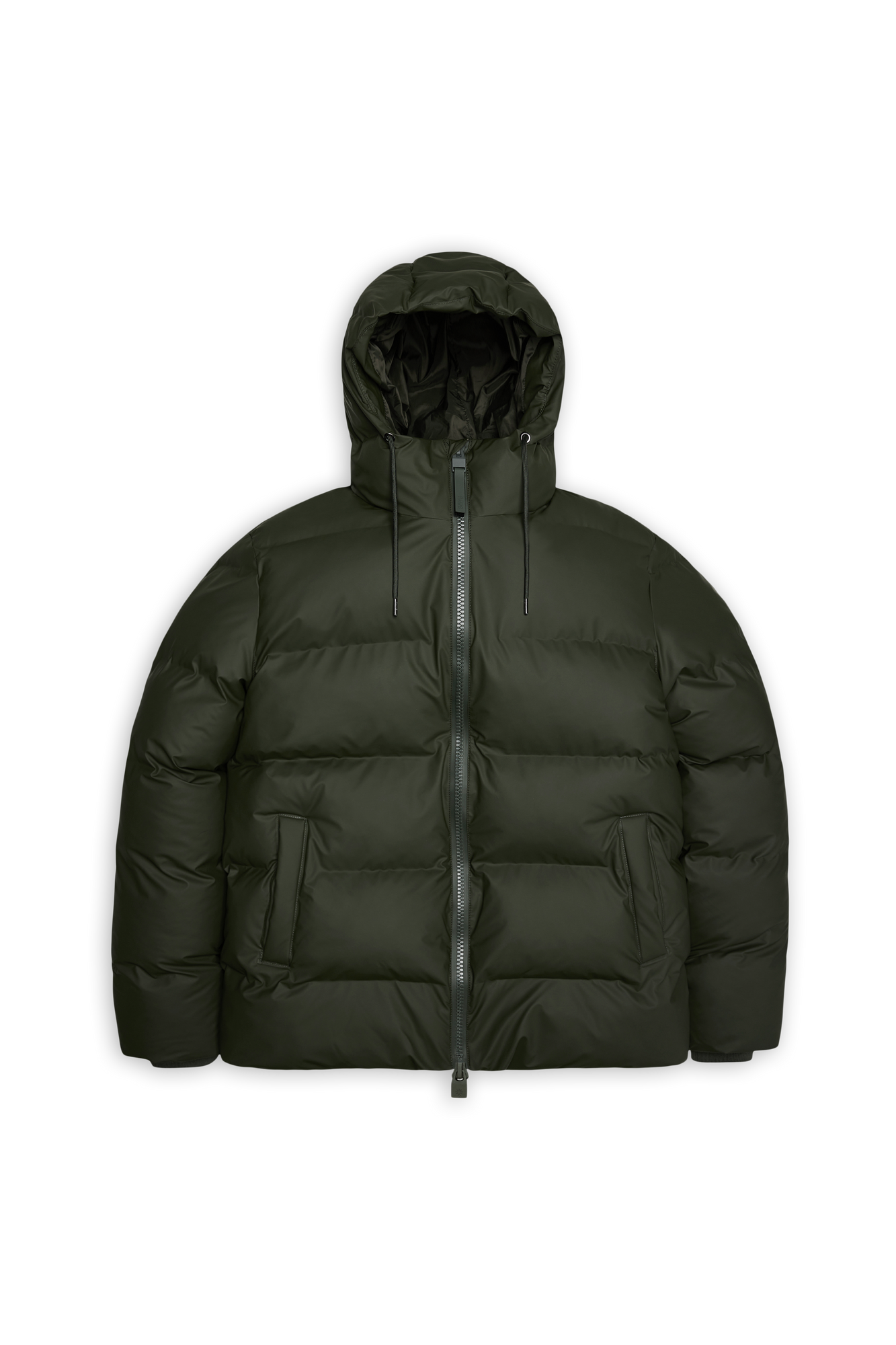 Rains Alta Puffer Jacket Green Jacket
