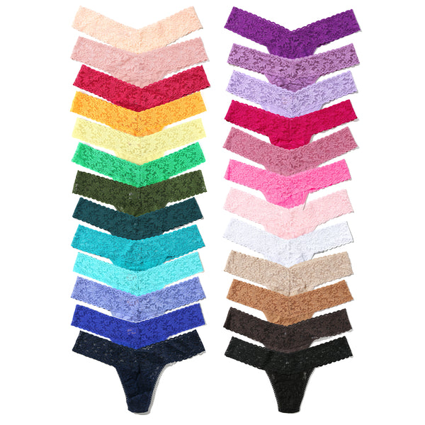 25-Pack Signature Lace Low Rise Thongs | Holiday 2025 Fashion