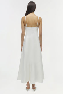 Womens | Marisol Cotton Midi Dress | White