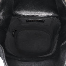 Chanel | Pre-Owned Quilted Chevron Lambskin Handle with Chic Bucket Bag | Black
