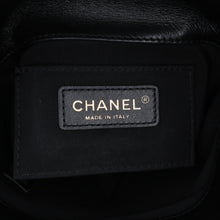 Chanel | Pre-Owned Quilted Chevron Lambskin Handle with Chic Bucket Bag | Black