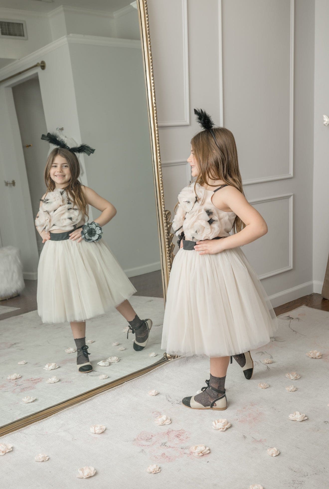 Baby Girls | Coco-Caramel Tulle Skirt | Caramel