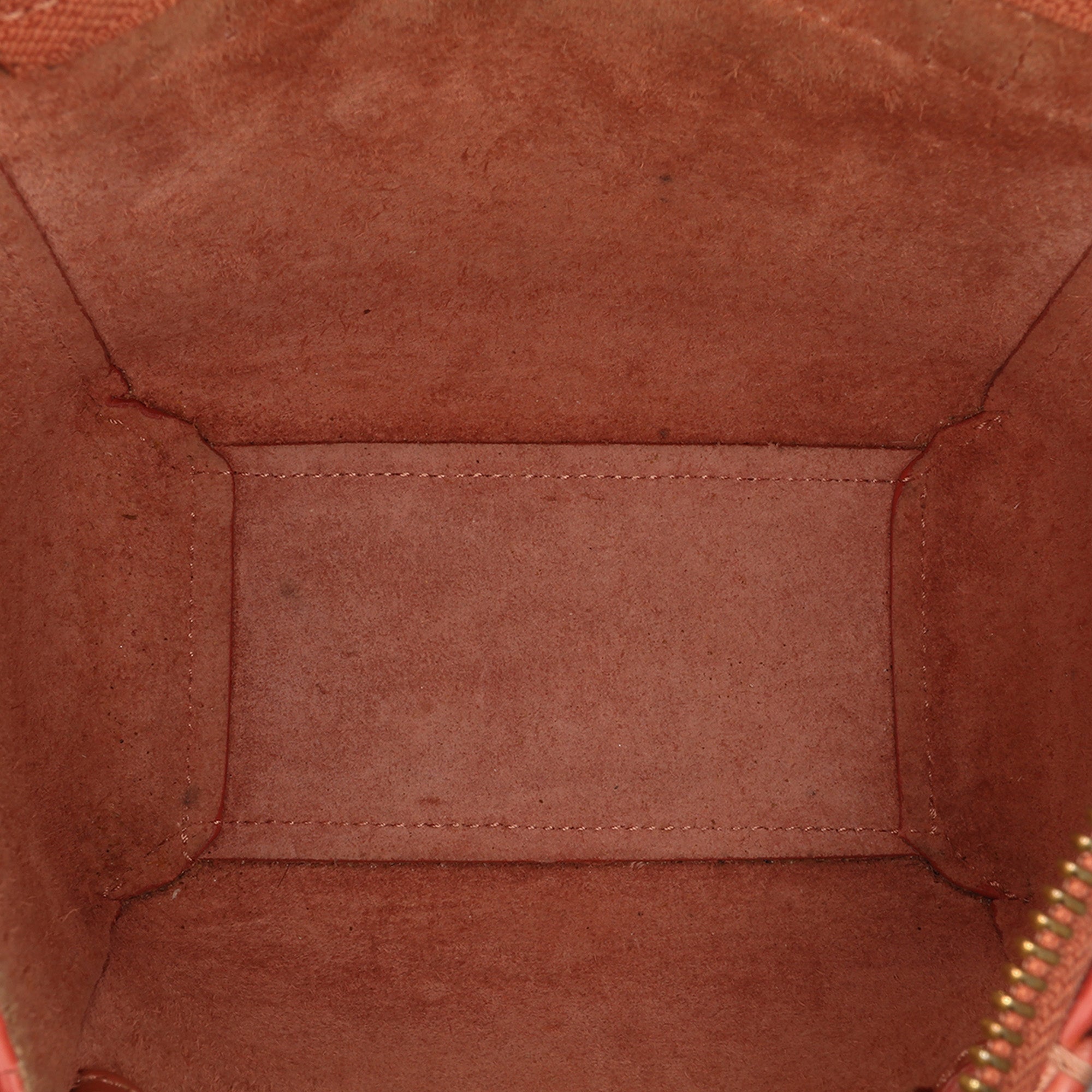 Celine | Pre-Owned Pico Grained Calfskin Belt Bag | Orange