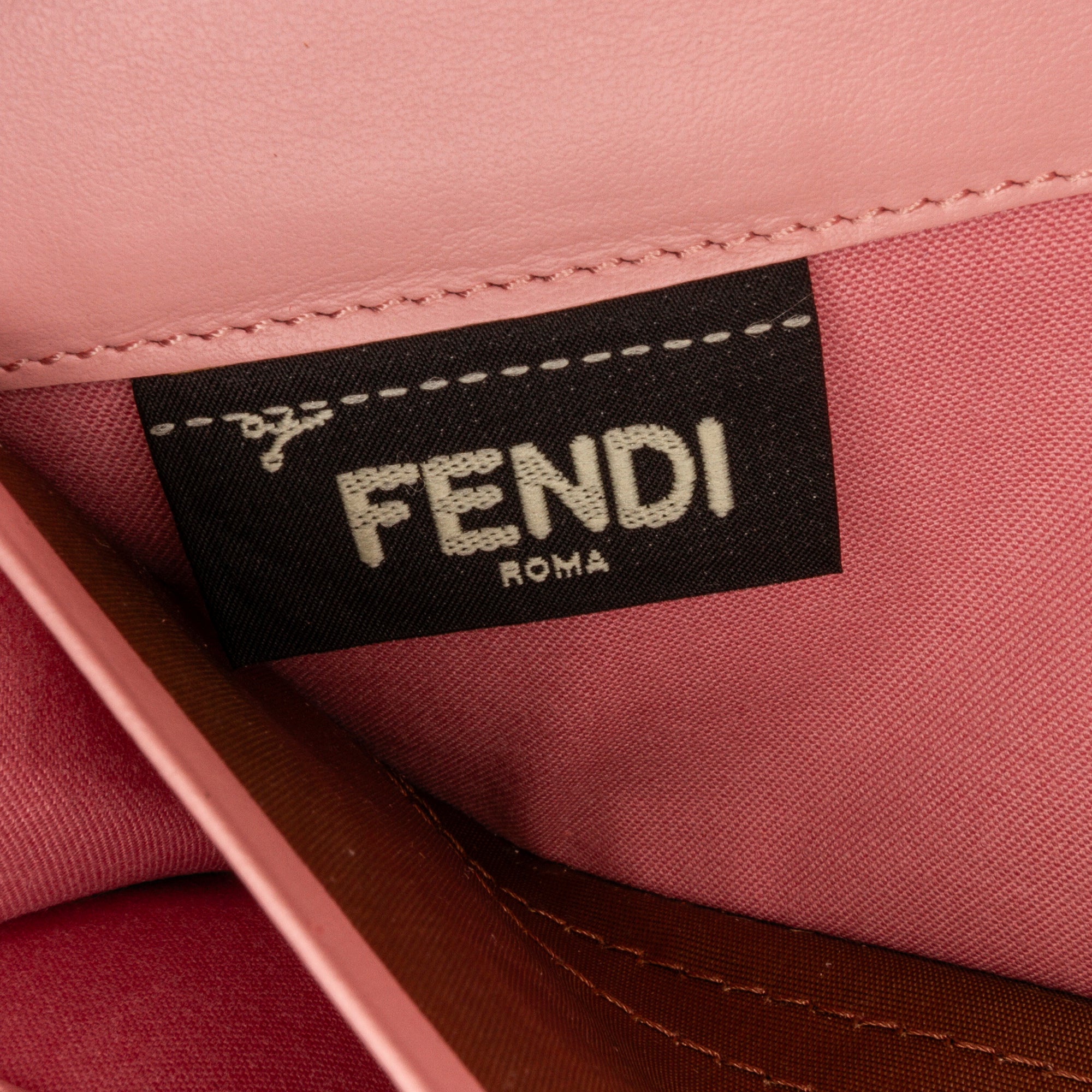 Fendi Pre-Owned Vitello Elite Century Hypnoteyes Continental Wallet | Women | Pink