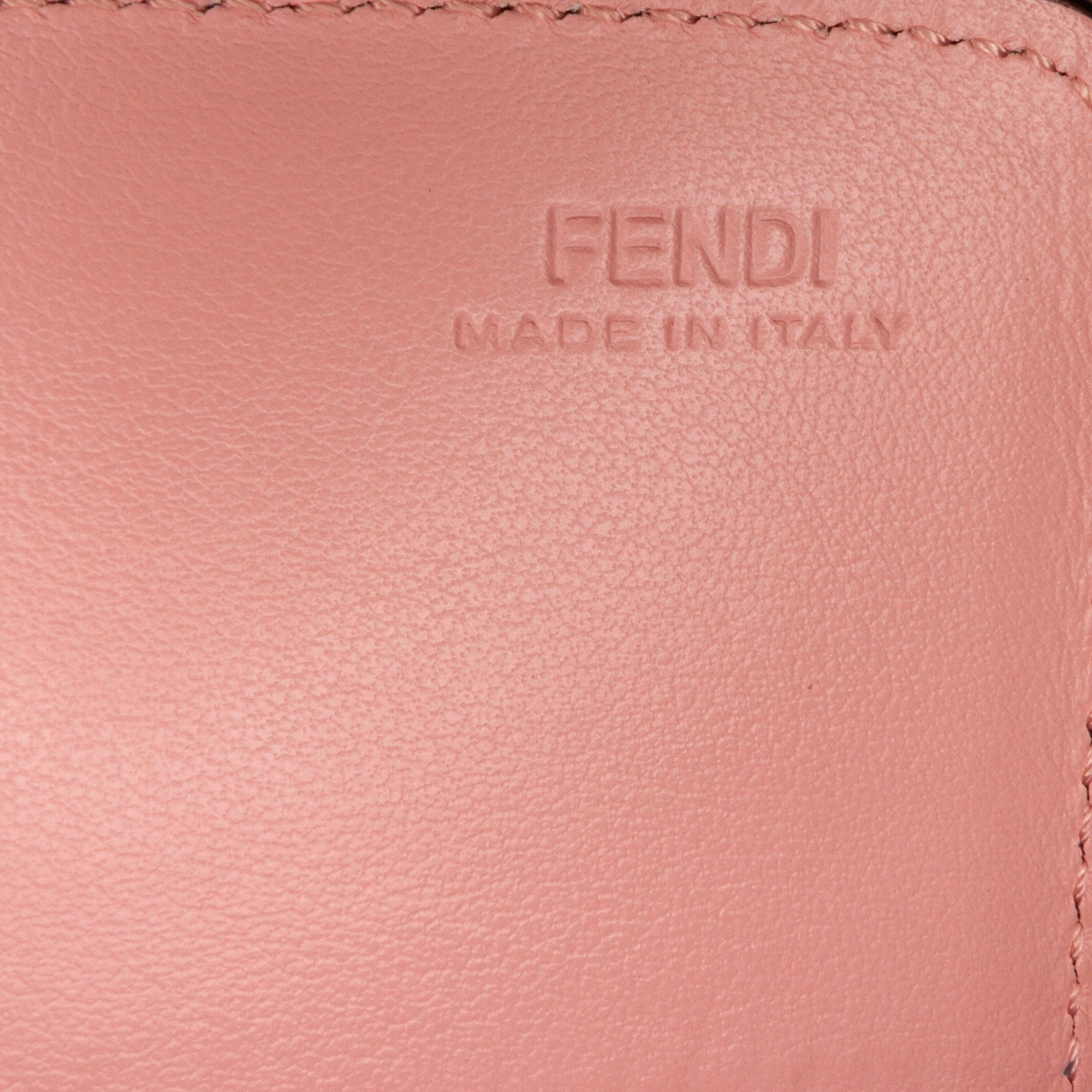 Fendi Pre-Owned Vitello Elite Century Hypnoteyes Continental Wallet | Women | Pink