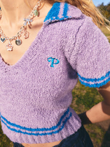 Cynthia Fuzzy Polo | Polly Pocket Purple