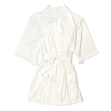 Luxe Satin Robe | Light Ivory