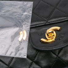 Chanel | Pre-Owned Medium Quilted Lambskin Double Flap | Black