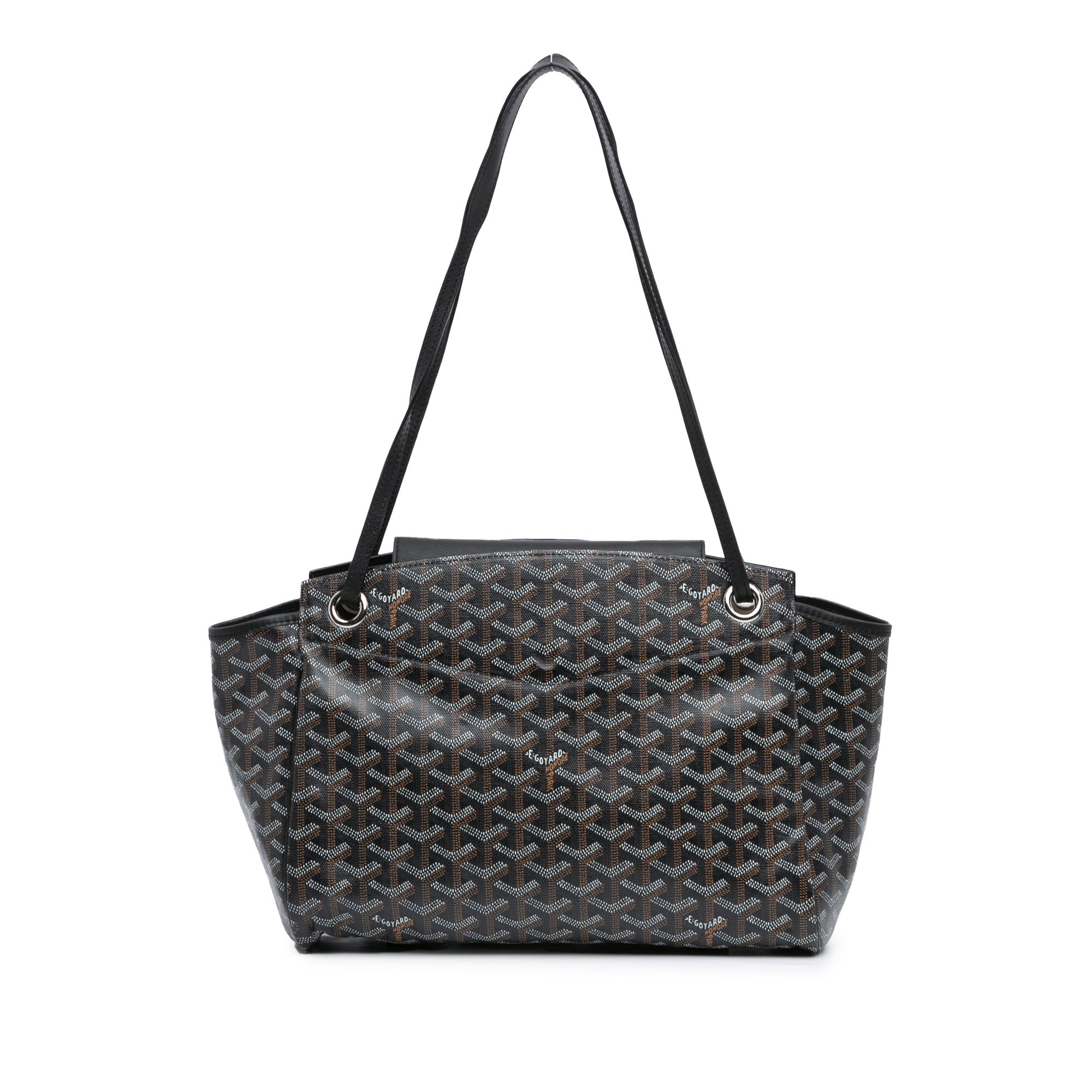 Goyard | Pre-Owned Goyardine Rouette PM | Black