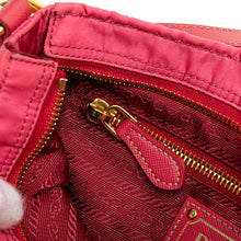 Prada | Pre-Owned Tessuto Zip Top Crossbody | Pink
