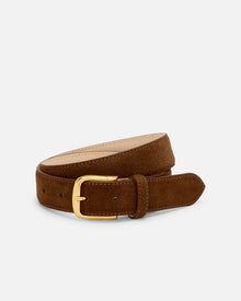 No. 4 Belt | Chocolate/Gold