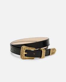 No. 15 Belt | Black-Gold