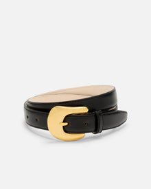 No. 8 Belt | Black-Gold