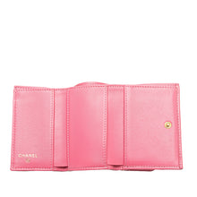 Chanel | Pre-Owned Lambskin Boy Flap Compact Wallet | Pink