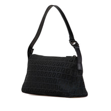 Fendi | Pre-Owned Zucchino Canvas Shoulder Bag | Black