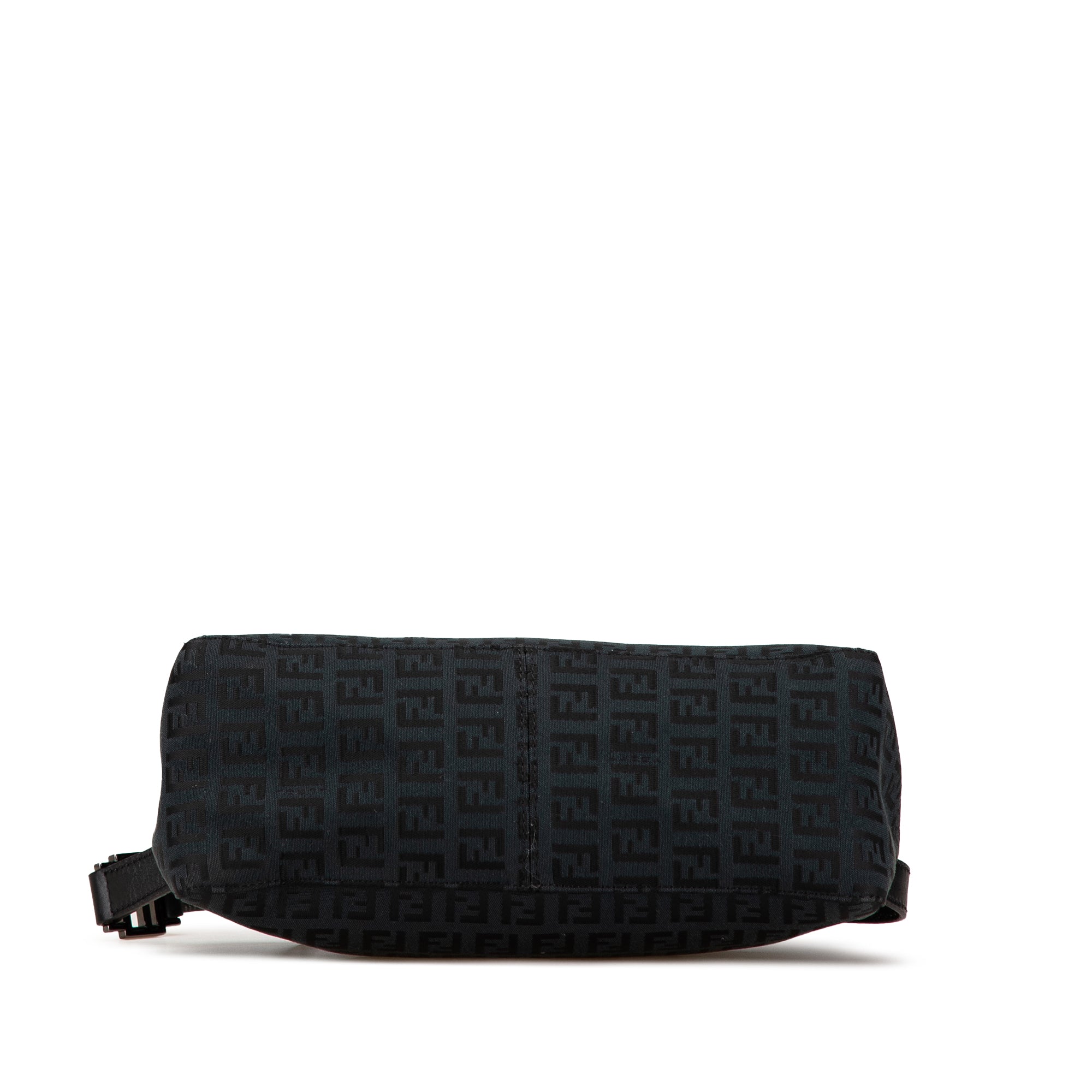 Fendi | Pre-Owned Zucchino Canvas Shoulder Bag | Black