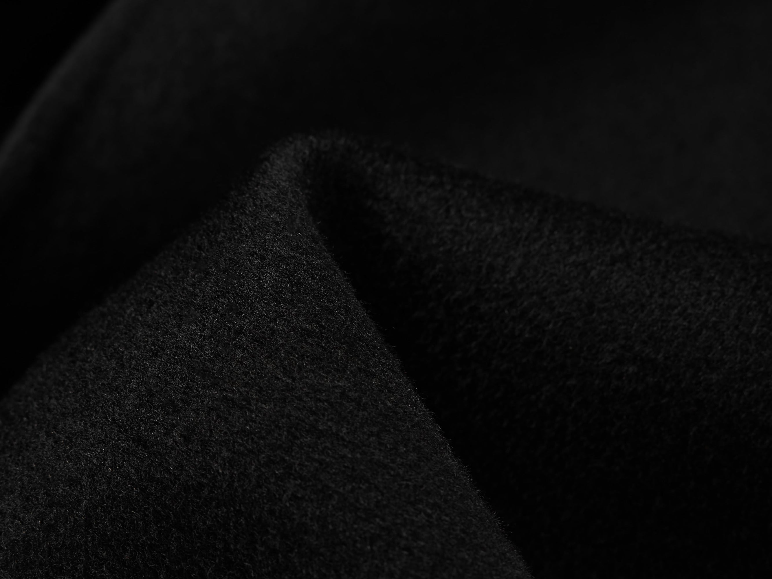 Neo-Chinese Style Wool Coat | Black