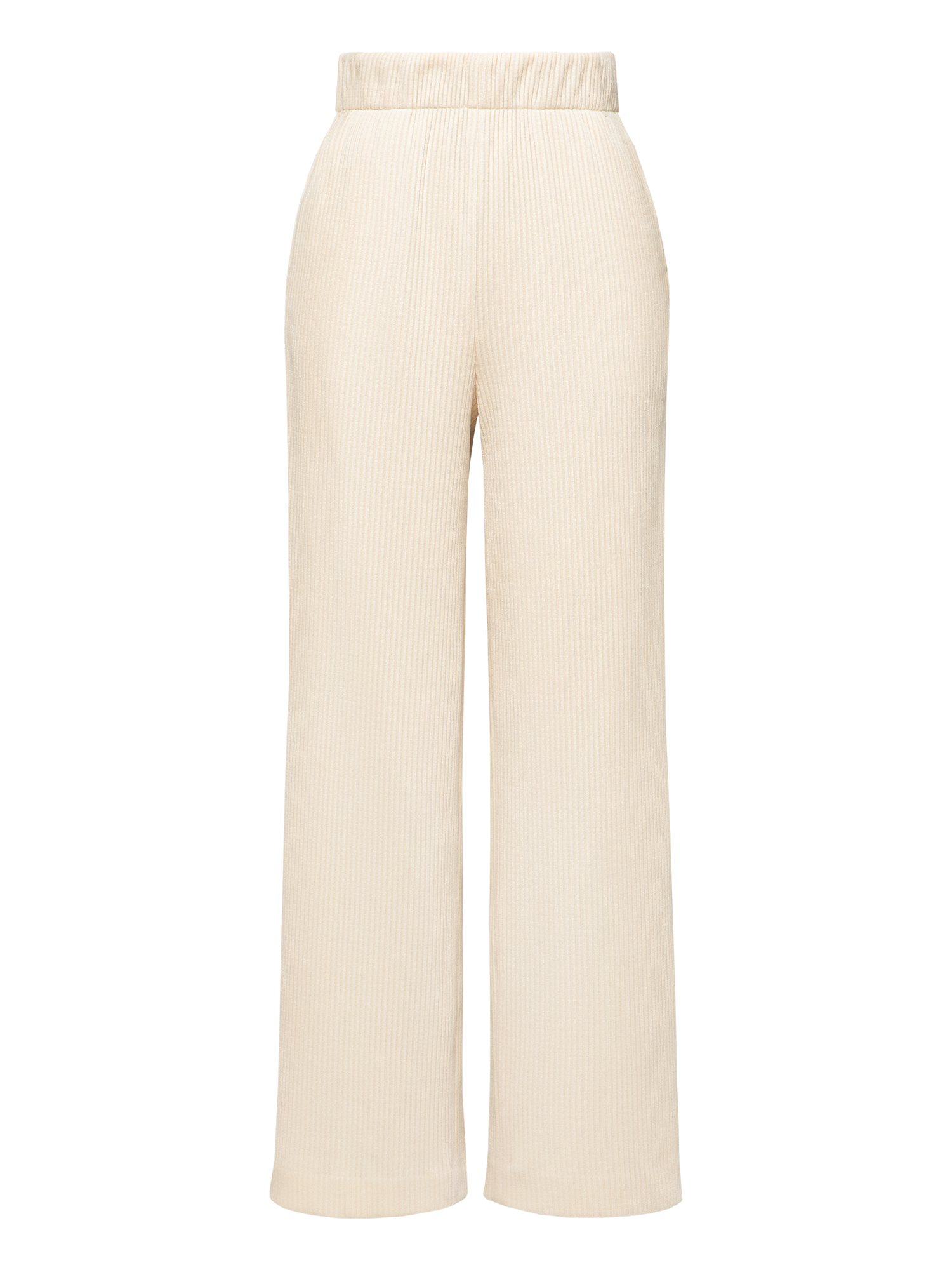 Slim-Cut Casual Track Trousers | Beige