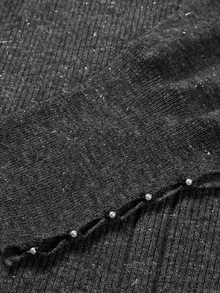 Elegant Wool Knit Sweater | Grey