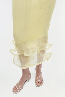 Womens | Kelso Knit Midi Skirt | Buttercream