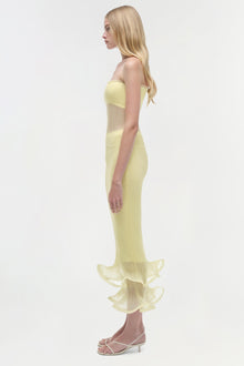 Womens | Kelso Knit Midi Skirt | Buttercream