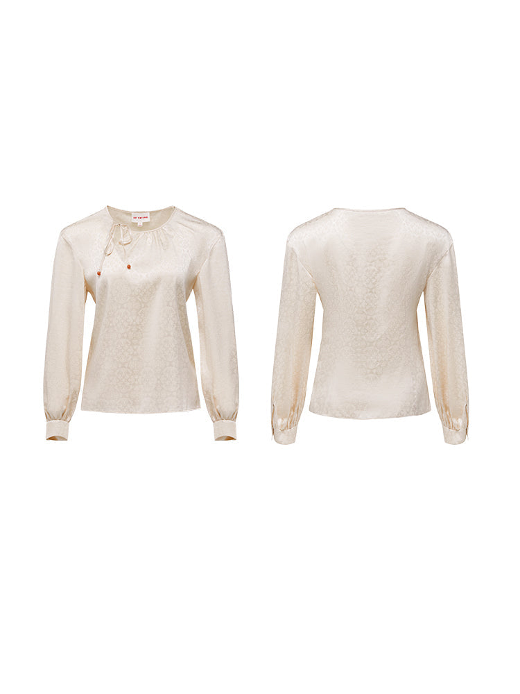 Silk Shirt | Beige