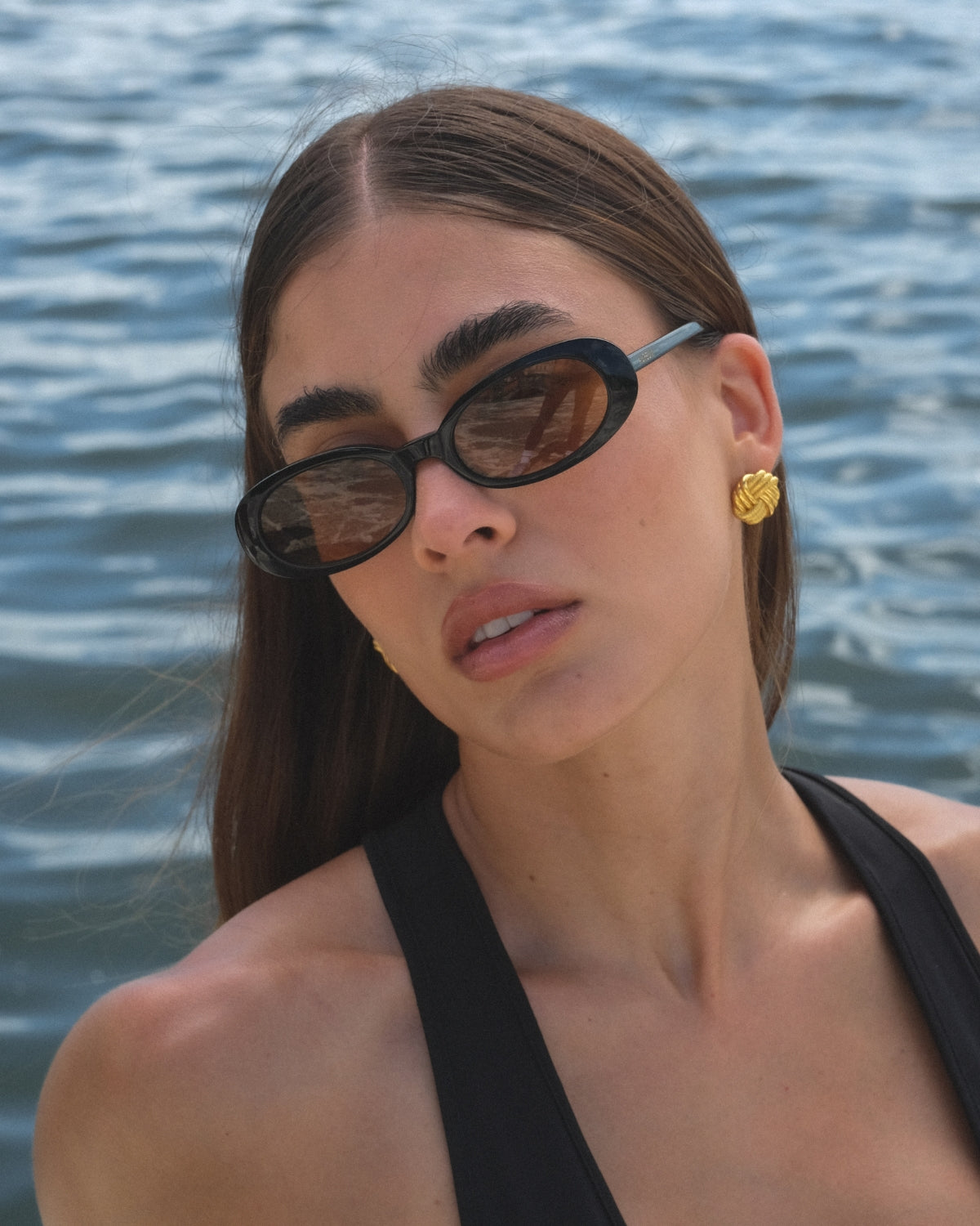 Portofino Sunglasses | Black