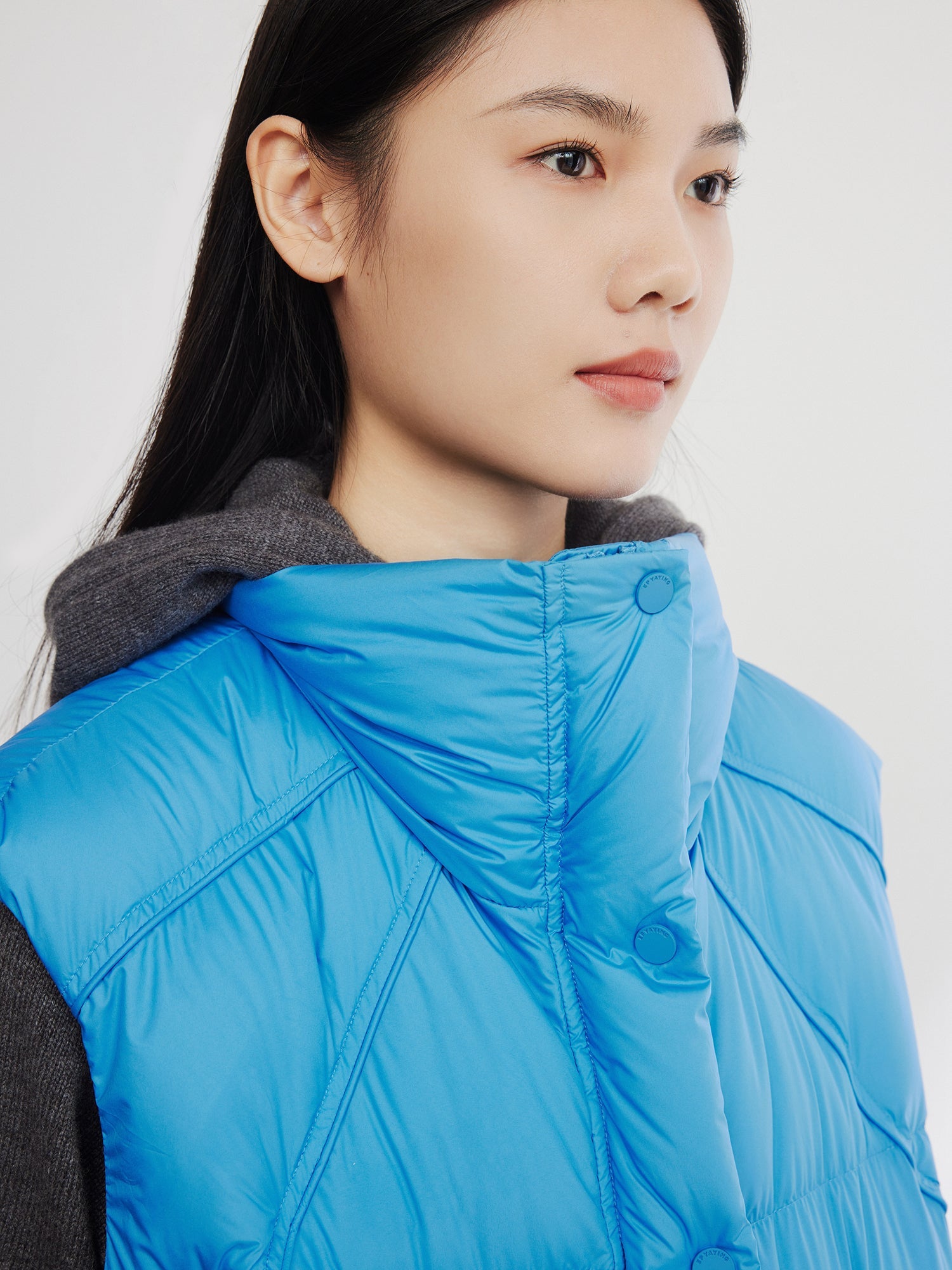 Goose Down Vest | Blue